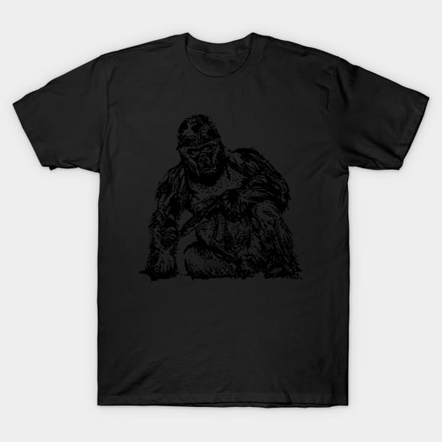 War Gorilla T-Shirt by FallingSputnik